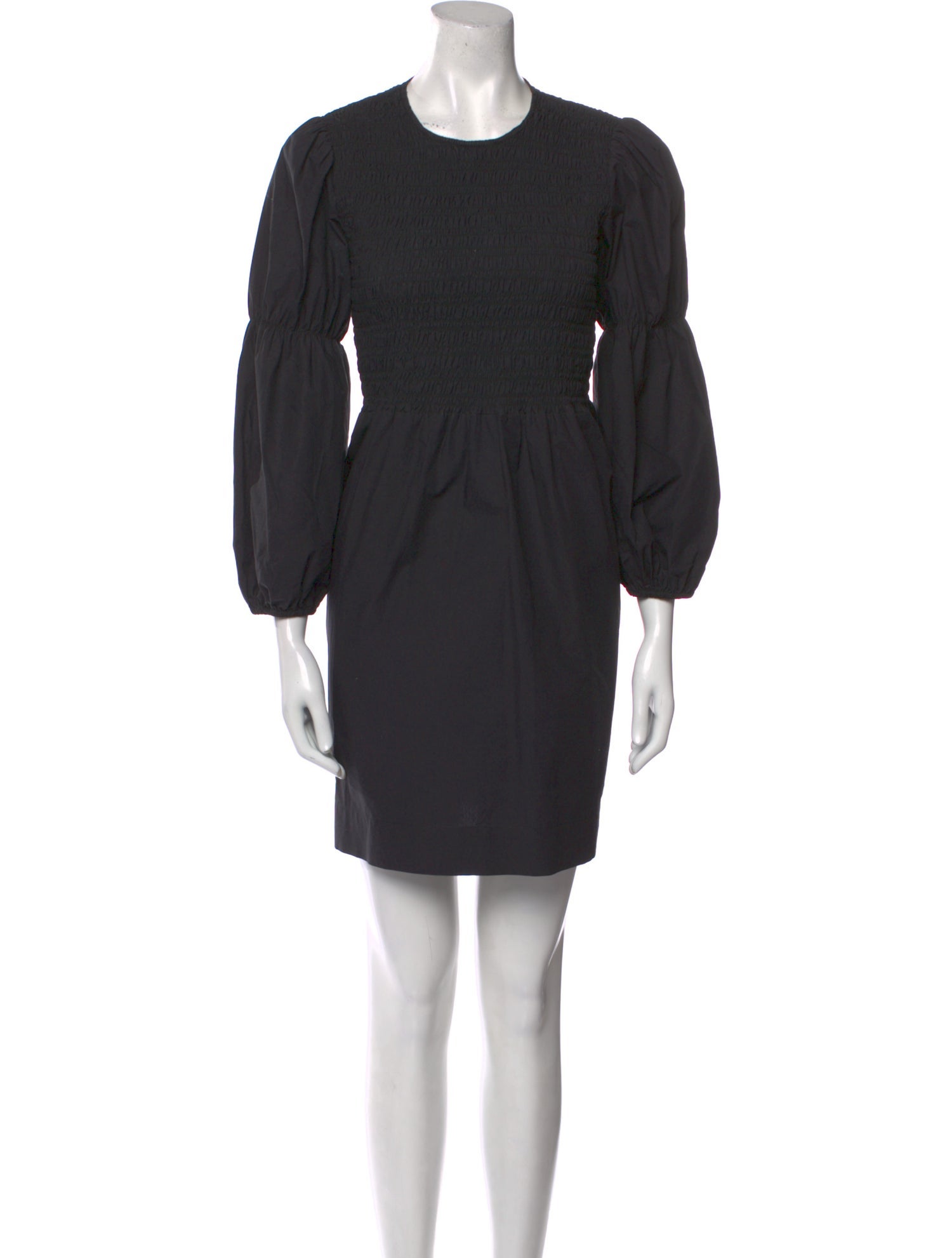 Ganni Crew Neck Mini Dress